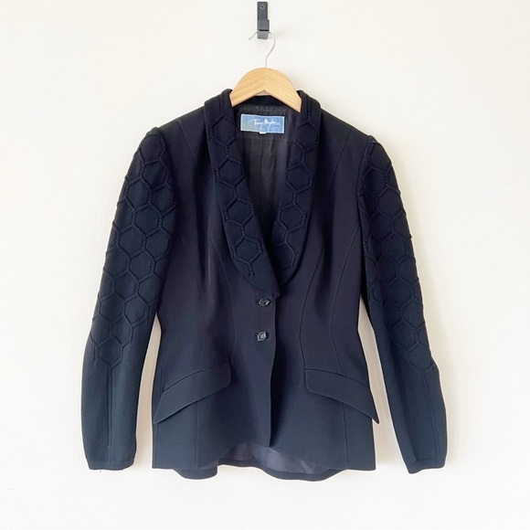 Thierry Mugler Jackets & Blazers - Vintage Thierry Mugler Sweater Blazer
